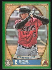 2021 Topps Gypsy Queen Green Eduardo Escobar #193 Arizona Diamondbacks