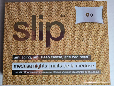 Slip Medusa Night Set Pillowcase Scrunchie Anti Aging Sleep Crease Bed Head Gift