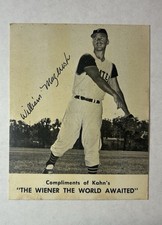 1962 Kahn's Bill Mazeroski Pirates HOF