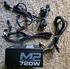 Cooler Master SILENT PRO M2 720W PSU Desktop Power Supply, Works w Cords/Cables