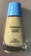 Covergirl Clean Matte Liquid Foundation Buff Beige 525 Oil Control 1 Oz