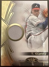 2023 Topps Tier One Tom Glavine T1R-TGL1 Relic 077/400 Atlanta Braves