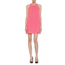 Alice + Olivia Women’s Peggy Silk Mini Dress Pink Sz S