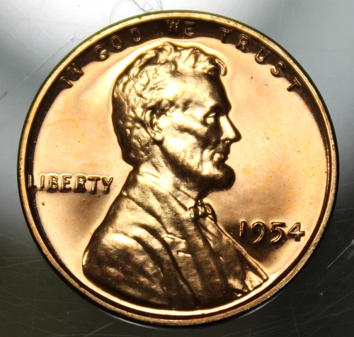 1954 Proof Lincoln Head Cent - Proof Red !!