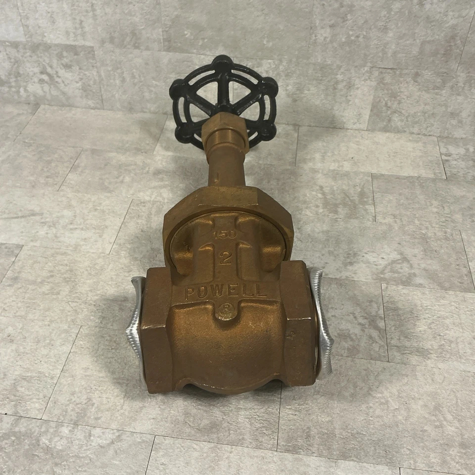 2" BRONZE  150# THREADED RISING-STEM POWELL GATE VALVE  (FIG.2714) - Image 3 of 4