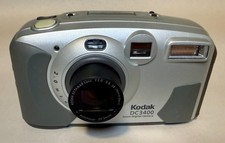 Kodak DC3400 2.0MP Compact Zoom Digital Camera Silver - Working - Grey  Silver