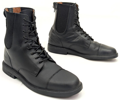 TUFFA Dartmoor Easy Boots, Women Euro 41 = US 10, Black Nubuck Leather Lace