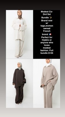 Modest Co-Ord Set Bundle   Brand New w/ Tags, Women-Owned Brand