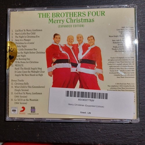 Brothers Four, The - Merry Christmas - (CD) WIE NEU - KOSTENLOSER VERSAND - BC-2 - Bild 2 von 2