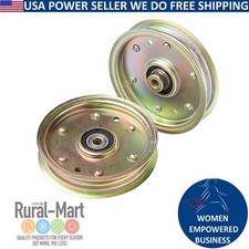2Pk Steel Flat Idler Pulley for MTD Cub Cadet 756-04129 956-04129 756-04129B