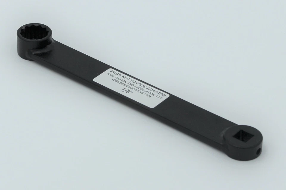YORK DESIGN AND FABRICATION 7/8" Prop Nut Torque Adaptor Wrench (Ref: AST-2877) - Aviation Tool
