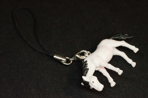 Cheval Pendentif pour Téléphone Portable Miniblings Déco Poney Équitation Blanc - Photo 2 sur 5