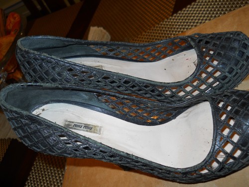 100% AUTHENTISCHE MIU MIU High Heel Pumps/Stillettos...... Gr.39/8,5 - Bild 3 von 7