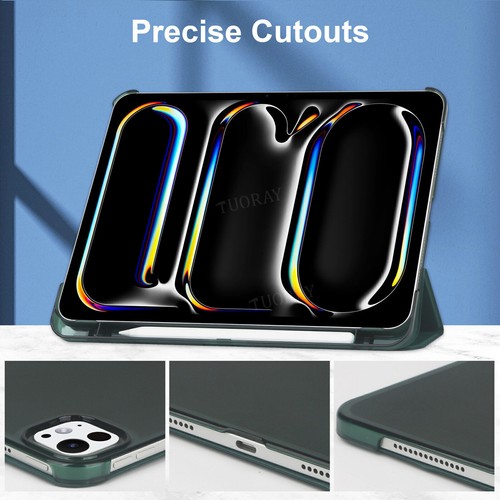 For Apple iPad Pro 11 13 Air 13 11 M3 2025 Smart Case Stand Tablet Cover Book - Picture 8 of 66