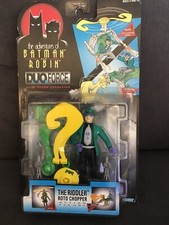 Adventures of Batman & Robin DUO Force The Riddler Roto Chopper Figure Kenner 97