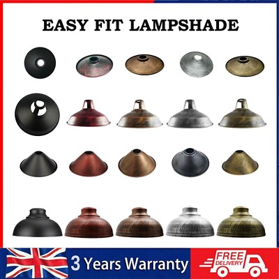 Lampenschirm für Decke Easy Fit Pendelleuchte rustikal Lampenschirm Wohnzimmer Lampe