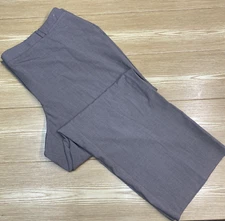 Pantalon Vestir Para Mujer Oficina Trabajo Recto Frente Plana Talla 28 Gris