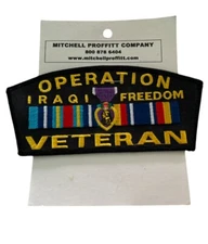 Operation Iraqi Freedom Veteran Patch By Mitchell Proffitt Company
