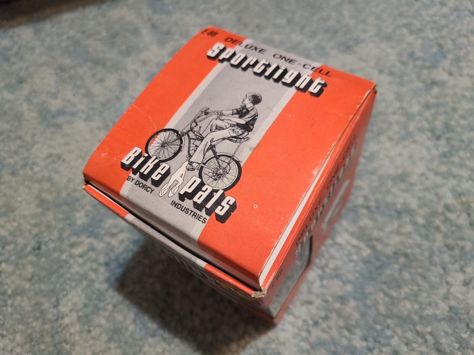 Vintage NOS Bicycle Light SPORTLIGHT Battery Light for Raleigh Chopper