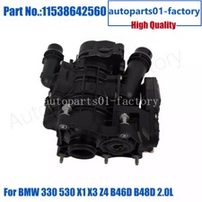 11538642560 Engine Coolant Thermostat For BMW 330 530 X1 X3 Z4 B46D B48D 2.0L