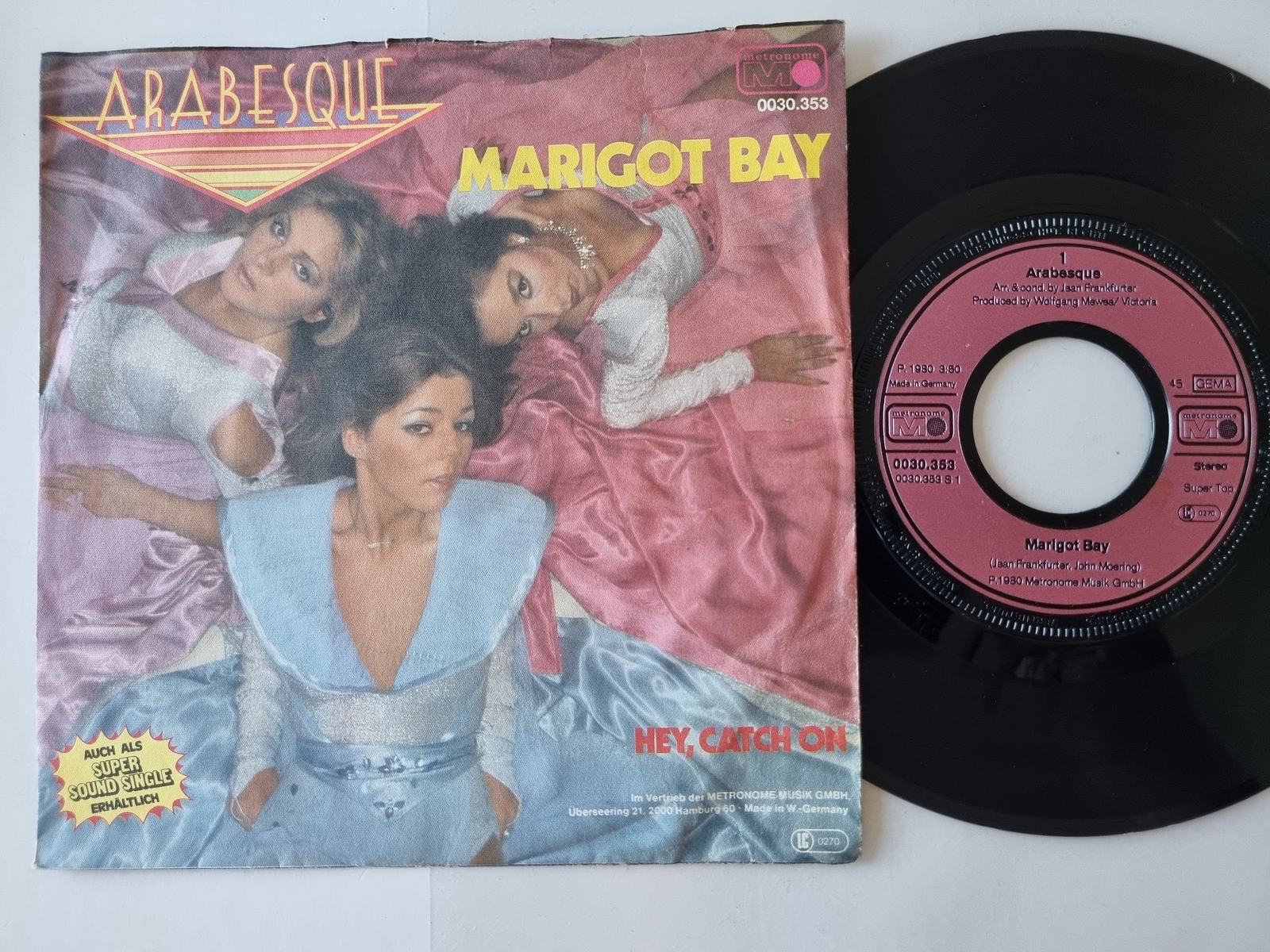 Arabesque/ Sandra Cretu Lauer - Marigot Bay 7'' Vinyl Germany