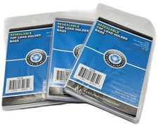 (300-Count) CSP Resealable Topload Holder Bags - Bags Fit Single Toploaderss