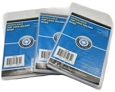 (300-Count) CSP Resealable Topload Holder Bags - Bags Fit Single Toploaderss