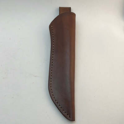 Ragweed Forge Knife Sheath #9 (9'' made from 8/9oz Leather) Hand Made in our leat