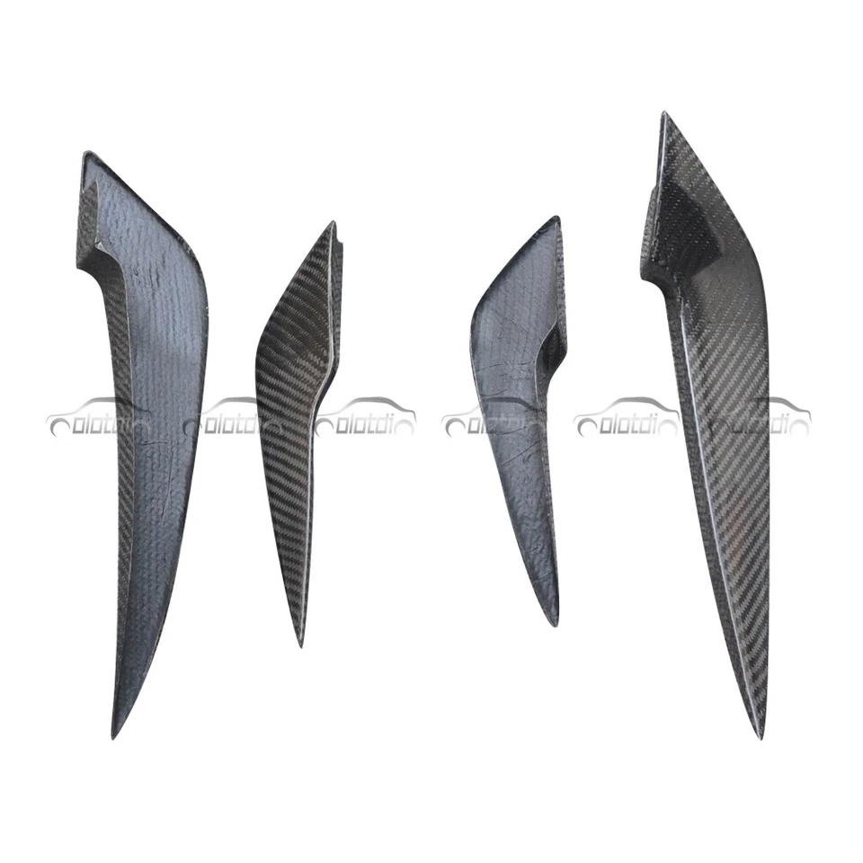 For Lexus Is F Sport 2016-2019 Side Spliiters Bumper Canard Fins Carbon Fiber Foto 4 de 4