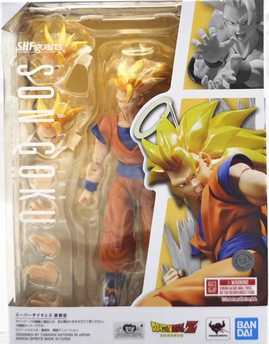 Dragonball Z S.H. Figuarts SSJ3 Super Saiyan 3 Son Goku AUTÉNTICO