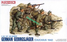 Dragon 1/35 6045 WWII German Gebirgsjager (Caucasus 1942) (4 Figures)