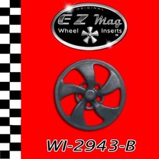 WI-2943-B Elliptical-Style Wheel EZ Mag Wheel Inserts Fits H R Chassis Slot Cars
