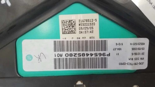 9654485280 Quadro Strumenti per PEUGEOT 307 BERLINA (S2) D-Sign 2006 2452671 - Imagen 5 de 10