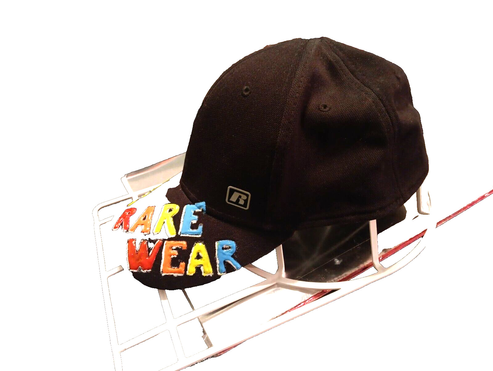 Baseball Cap Gamblers Custom Glow Painted Rarewea… - image 6