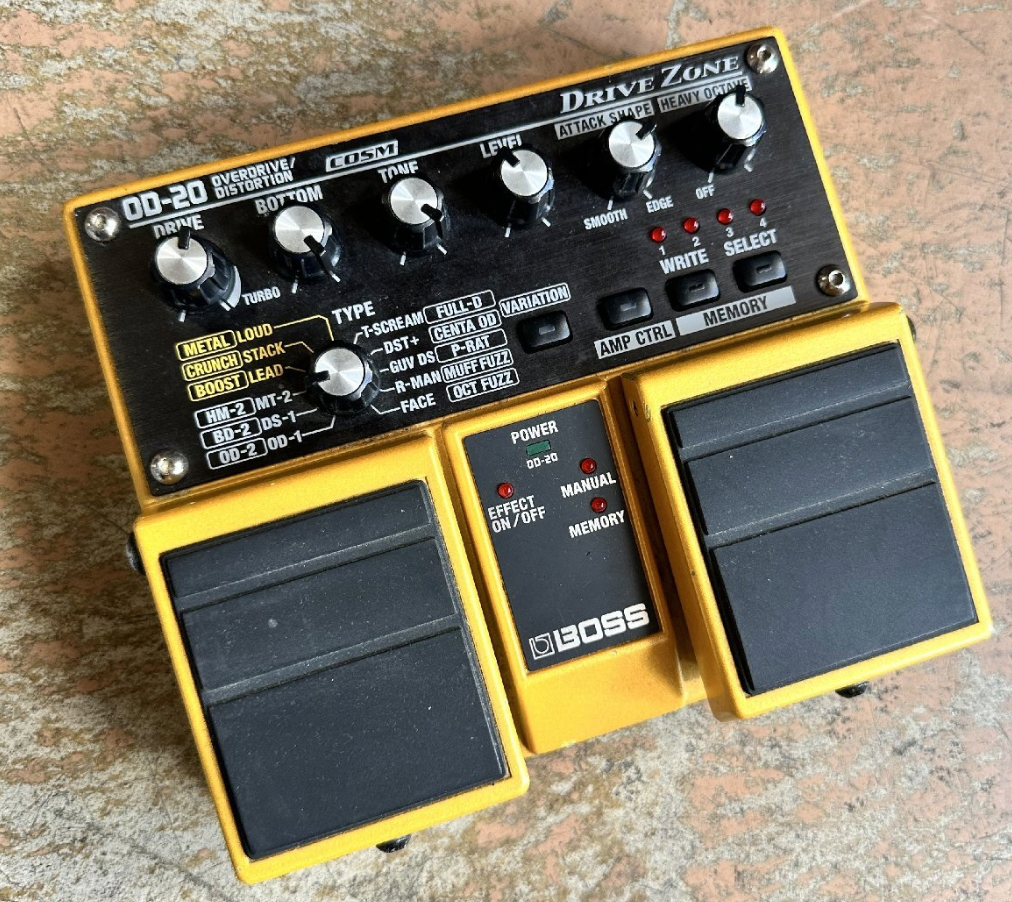 ギター BOSS OD-20 Overdrive/Distortion Boss OD-20 Distortion Guitar Effect Pedal for sale online | eBay