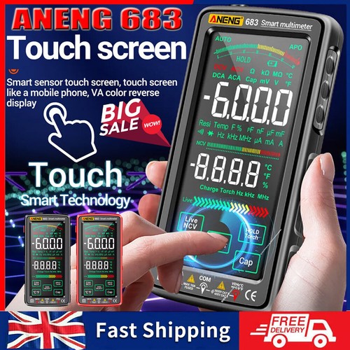 Rechargeable Digital Smart Multimeter 6000 Count AC/DC Ammeter Voltage Tester KH - Picture 18 of 42