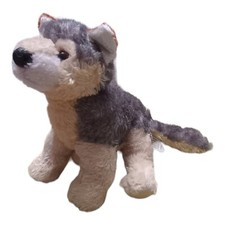 Aurora Realistic Stuffed Plush Toy Husky Puppy Dog 11
