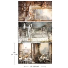 REDESIGN WITH PRIMA DECOUPAGE DECOR TISSUE PAPER PACK – WHAT A VIEW