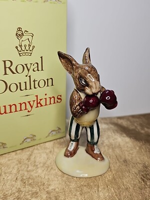 Royal Doulton Knockout Bunnykins Figurine DB030 Vintage 1984