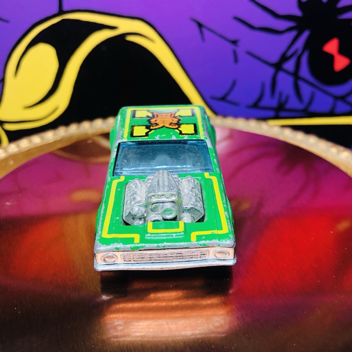 Vintage Hot Wheels Redline Gremlin Grinder Flying Colors