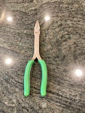 Snap On 61cf 8 Talon Grip Duck Bill Pliers Green New