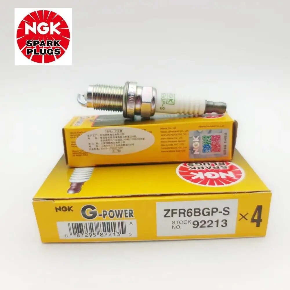 4Pcs NGK ZFR6BGP-S 92213 Platinum Spark Plugs For Honda Accord CR