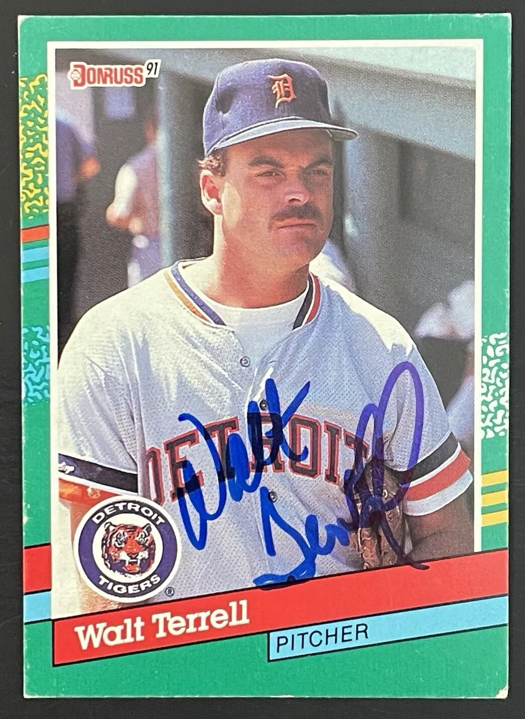 Walt Terrell trading card