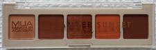 5-Pan Eyeshadow Palette 3.8g ~ by MUA ~ Shade: AMBER SUNSET (Nude Browns) ~ NEW