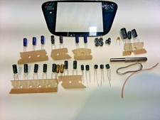 Sega Game Gear Capacitor Kit Covers All Models GLASS SCREEN, BIT AND SOLDER 
