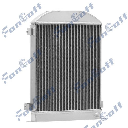 3 ROW Aluminum Radiator Shroud Fan Fit 1930-1932 Ford Model A Model B 3.3L Gas - Picture 2 of 11