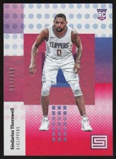 2017-18 Panini Status Red 019/299 Sindarius Thornwell RC #143 Los Angeles