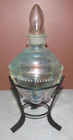 Vintage Glass APOTHECARY BOTTLE Owens-Illinois Pharmacy Graduate 1956 w/ Stand — photo 1