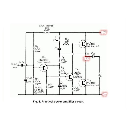 Hood 1969 Class A Power Amplifier Kit +1083 Regulator for Toshiba TTC5200 Output - Picture 2 of 9