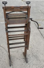 Antique Lovell Wooden Bicycle Clothes Washer Setup Erie PA  Anchor Brand Vintage
